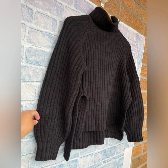 mother of pearl no frills chunky wool sweater small - Picture 6 of 11